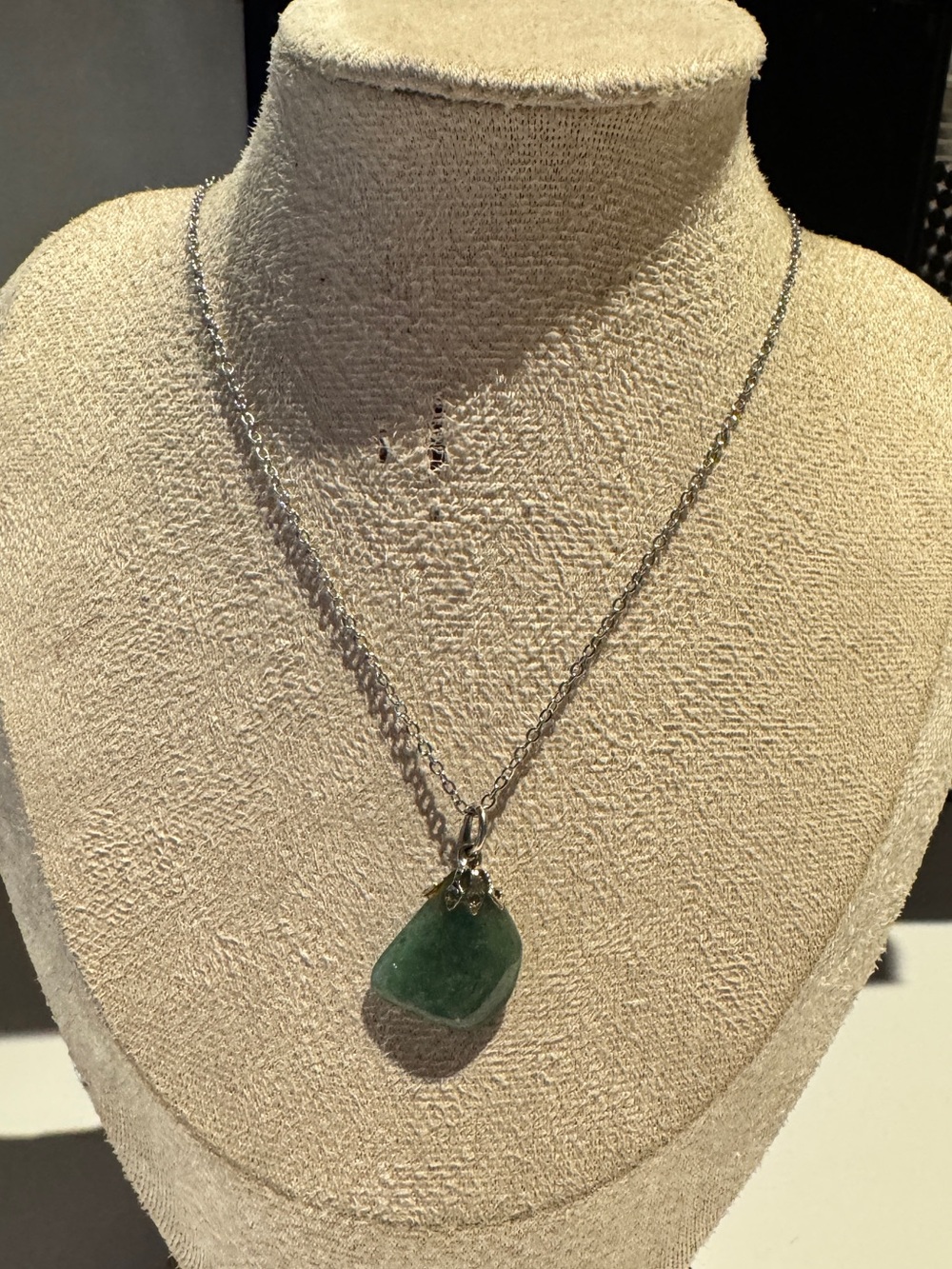 Green Aventurine stone Pendant Necklace